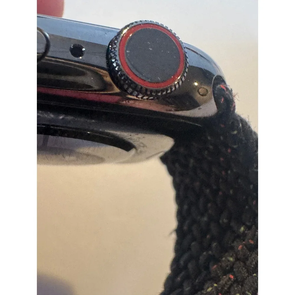 Apple Watch Bundle Series‎ 7 41mm Graphite Stainless Steel GPS USB charger